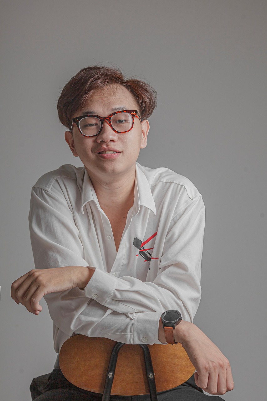 man, model, asian, portrait, asian man, asian model, male model, male portrait, fashion, style, outfit, men's fashion, stylish man, eyeglasses, studio photography, modeling, pose, posing, sit, sitting, asian man, asian man, asian man, asian man, asian man